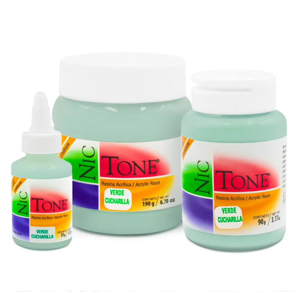 ACRILICO VERDE CUCHARILLA NIC TONE