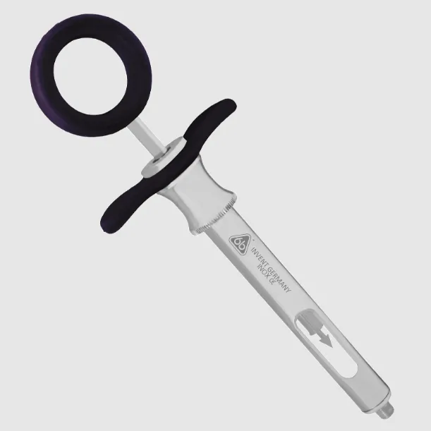 JERINGA CARPULE NEGRA CON SILICÓN (SUCTOR DE ARPÓN) 6B