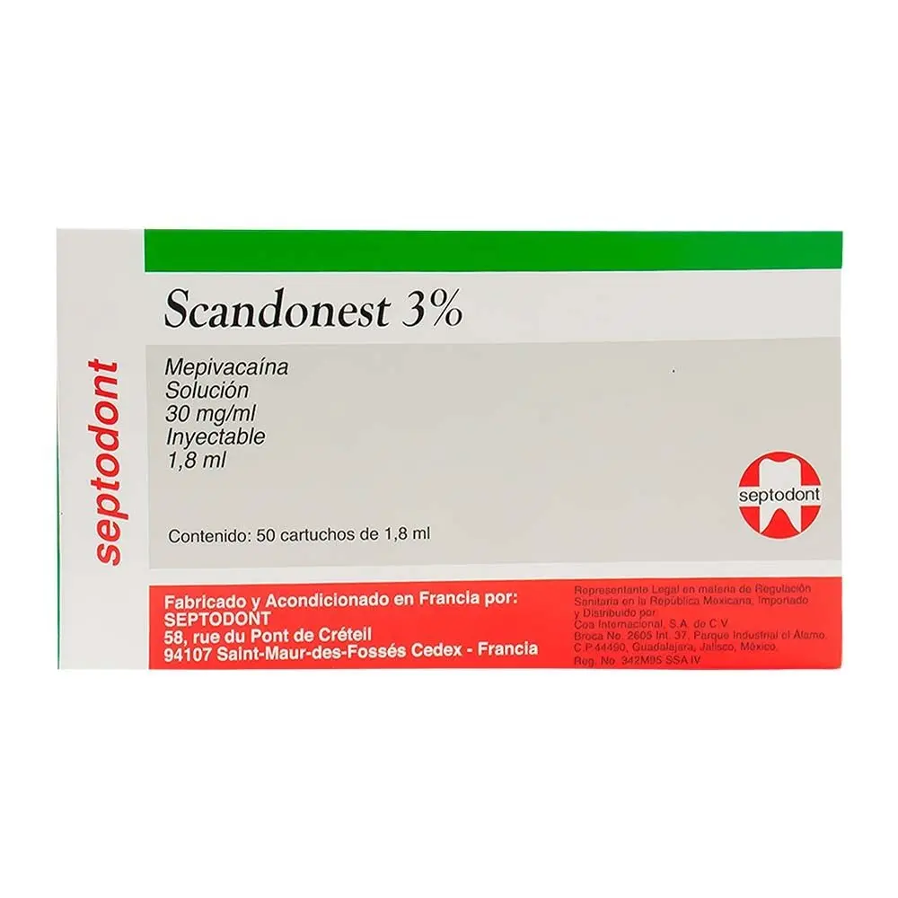 SCANDONEST 3% S/VASO C/50 COA (50 PIEZAS)