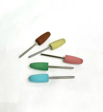 PUNTA SILICON PARA ACRÍLICO (Gris, TRONCOCONICA)