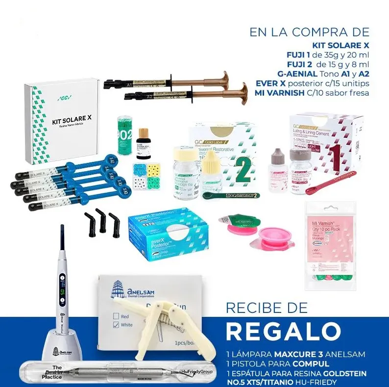 KIT GS SOLARE+FUJI+GA-ANELIAL+EVERX+VARNISH+PISTOLA