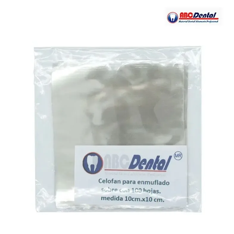 PAPEL CELOFAN CON 100 ABC DENTAL