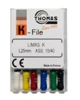 LIMA K FILE DE 25 MM THOMAS (15-40)