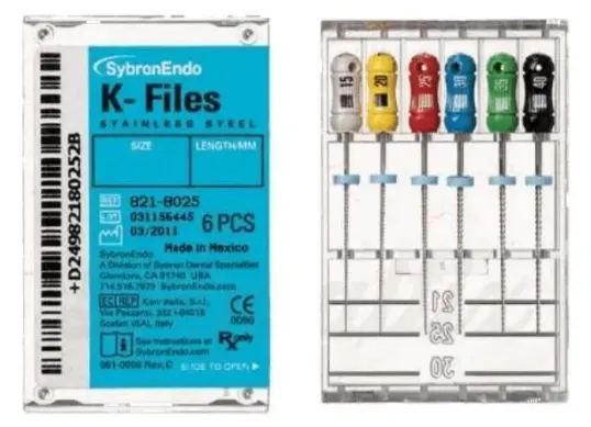 LIMAS K FILES EN 21 MM SYBRON ENDO