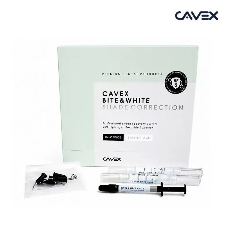 BLANQUEAMIENTO CAVEX B&W HPS 25% KIT 2 PACIENTES