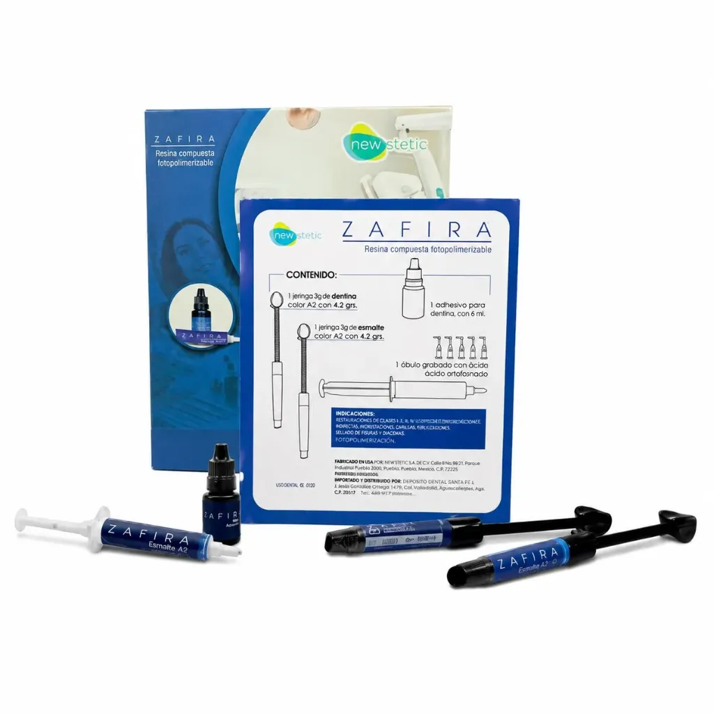 KIT DE 4 RESINAS  ZAFIRA NEW STETIC (PROMO)