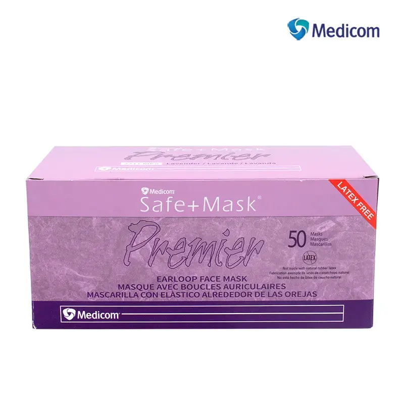 [MEDICOM2211-MEX] CUBREBOCAS CON 50 PZAS MEDICOM LILA