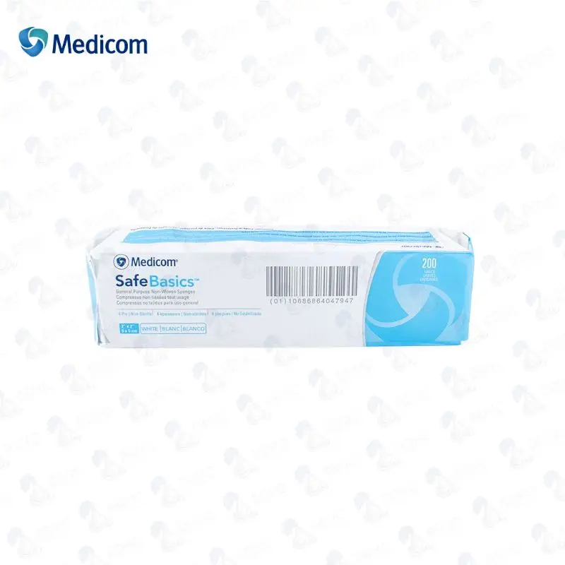 GASA DE ALGODON  5X5 C/200 MEDICOM