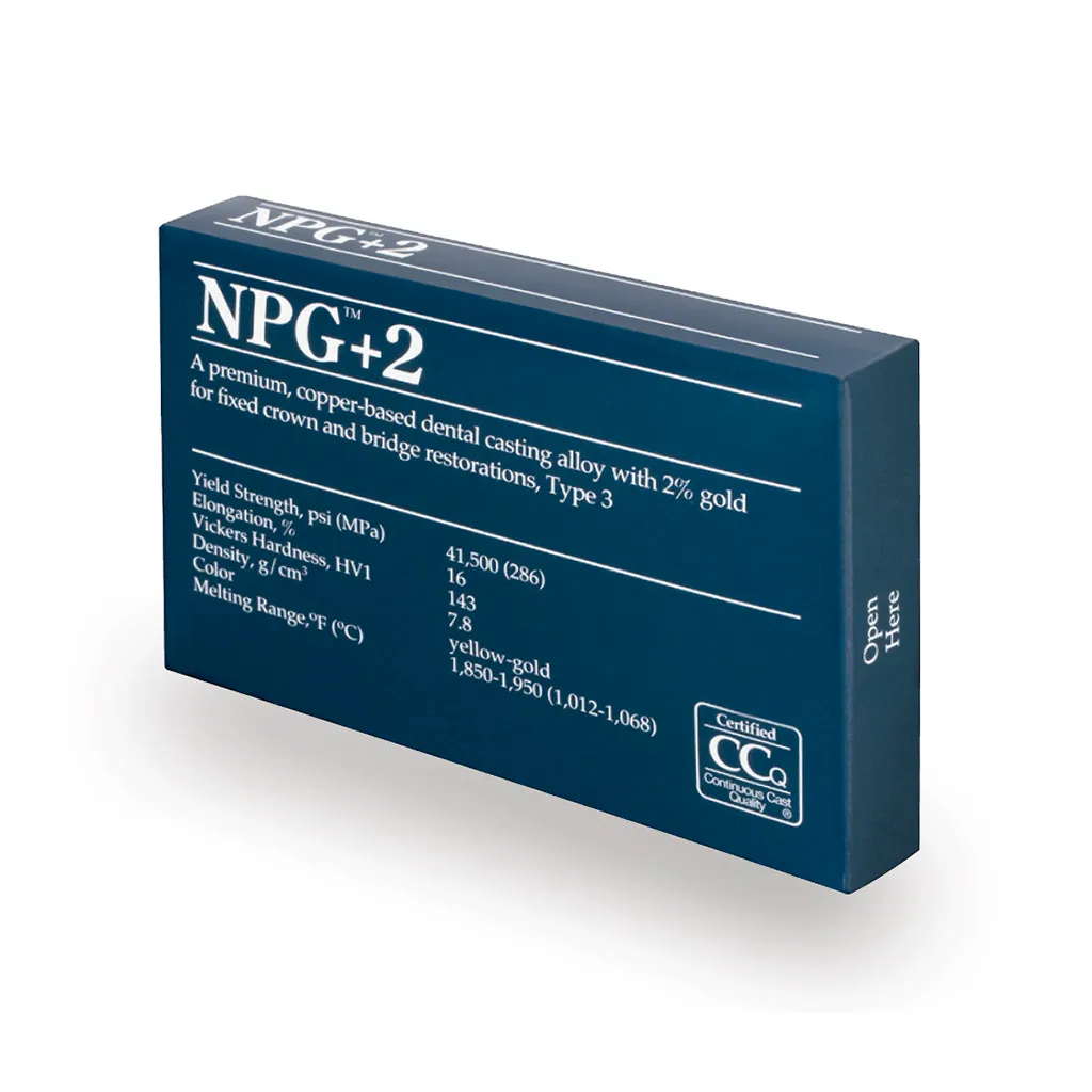 METAL NPG+2 METAL BASE TIPO III 2 % LINGOTE 0.05 ONZA