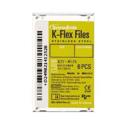 LIMAS K FLEX FILES 25 MM SYBRON ENDO (40)