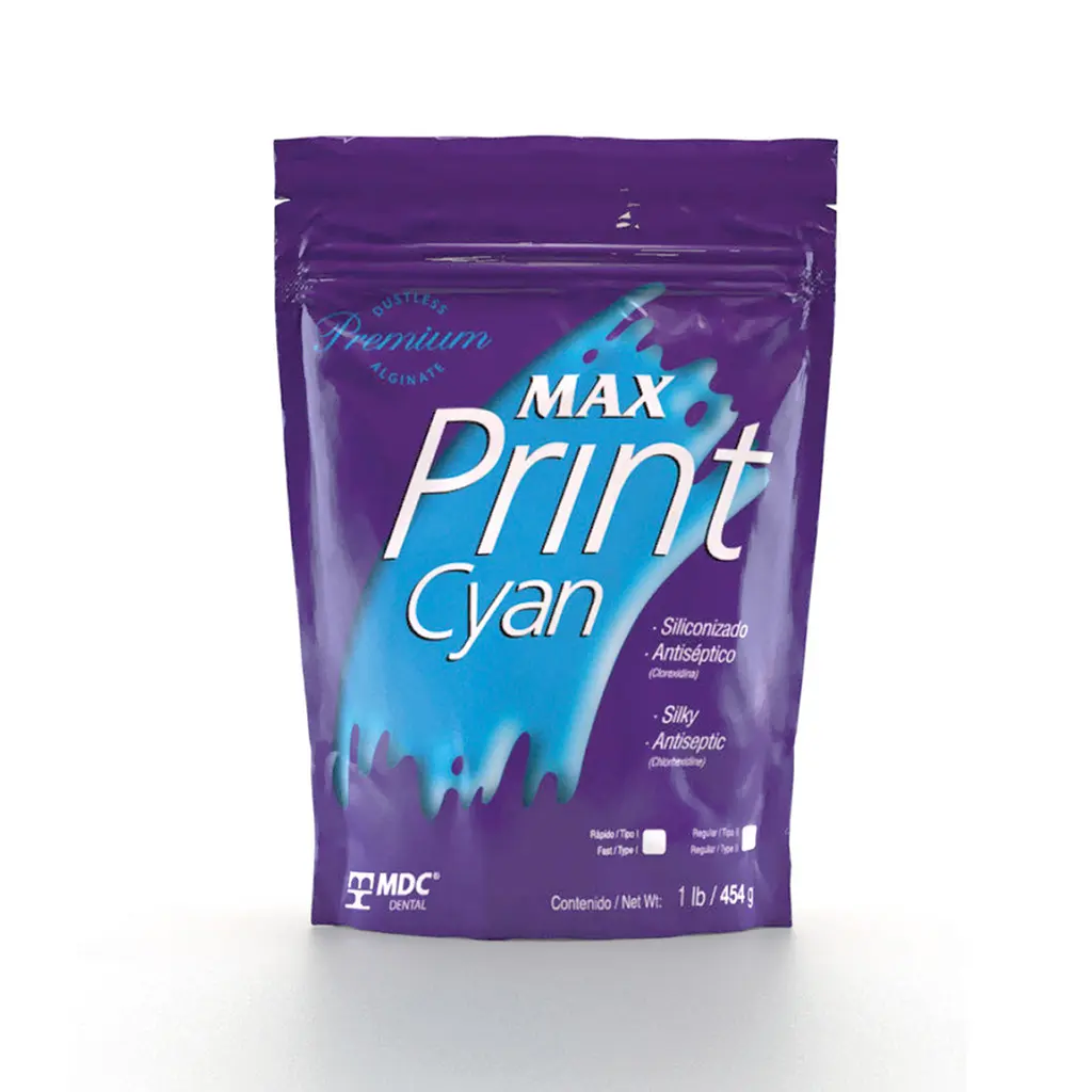 [MDC101-0020] ALGINATO MAX PRINT CYAN TIPO II 454GR MDC