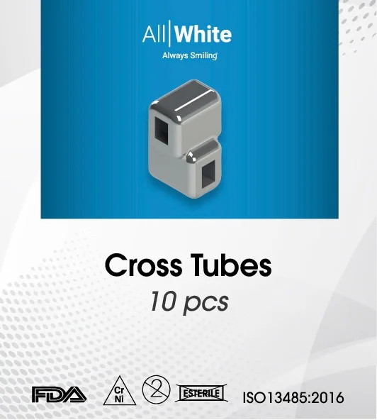 TUBO CRUZADO DY-0023 C/10 ALL WITE