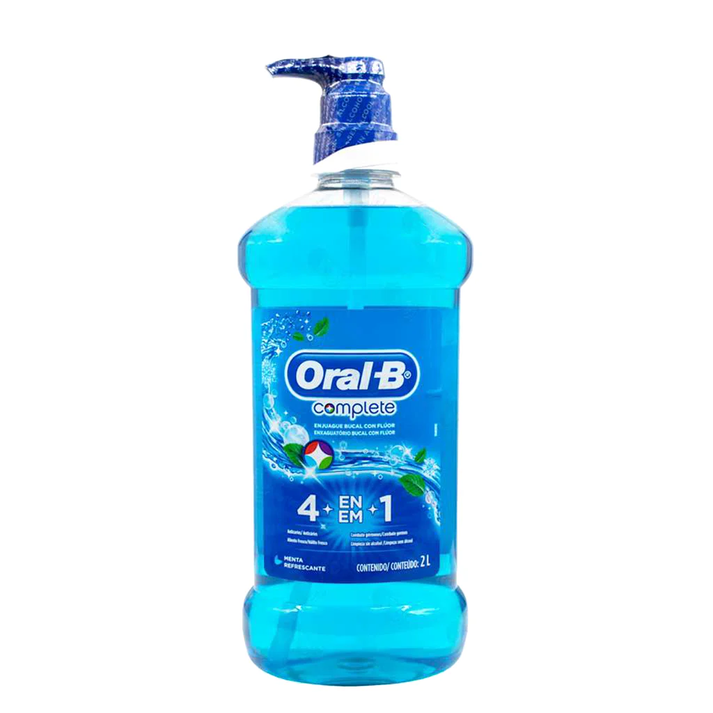 ENJUAGUE BUCAL COMPLETE MENTA 2LT ORAL-B