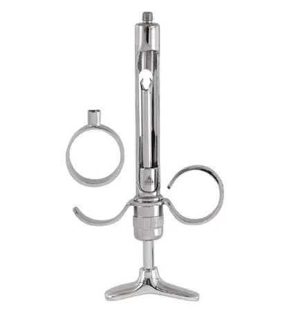 JERINGA CARPULE BAYER CON ANILLO Y MULETA 6B