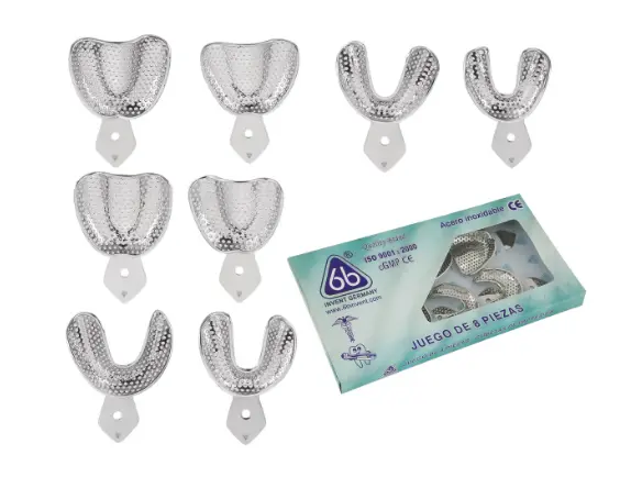 [6B 299] JGO CUCHARILLAS PERFORADAS DESDENTADO 8 PZA 6B