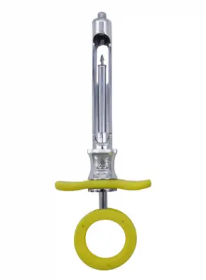 JERINGA CARPULE AMARILLO C/SILICON 6B