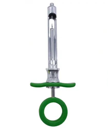[6B 207 V] JERINGA CARPULE VERDE CON SILICON 6B