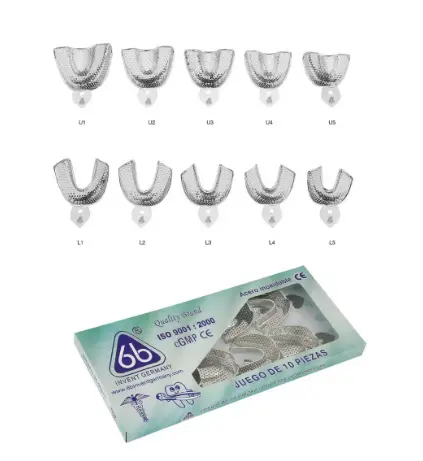 [6B 301 C] CUCHARILLA PERFORADA ADULTO 10 PZA 6B