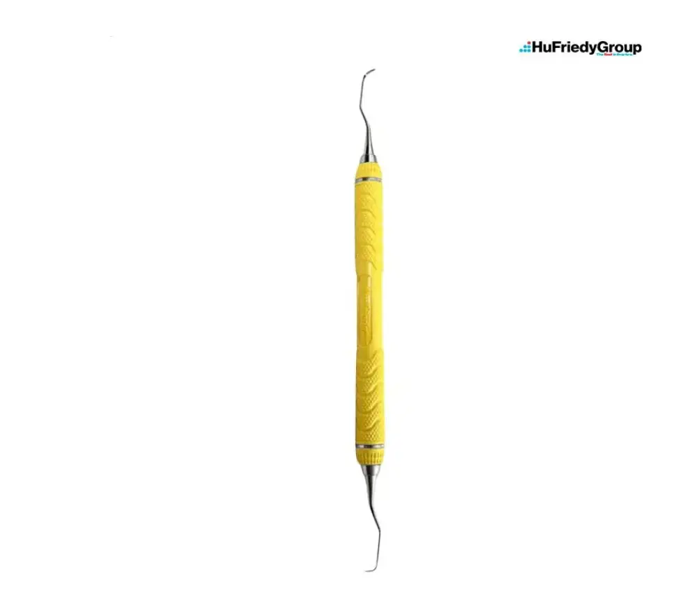[SKU: HUSG5/6C8] CURETA GRACEY 5/6 PARA ANTERIOR MANGO AMARILLO HU-FRIEDY