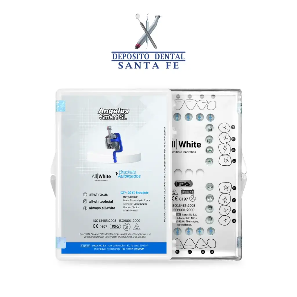 BRACKETS ALL WHITE AUTOLIGADOS SCA (MBT .022)