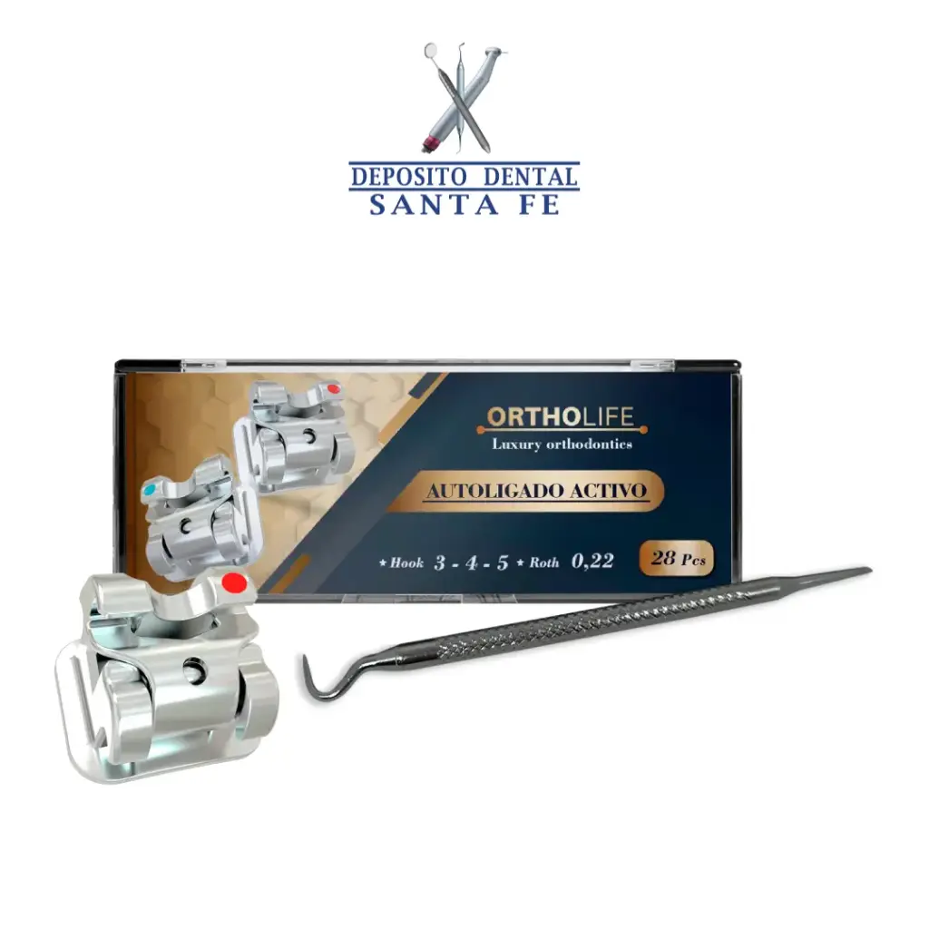 BRACKETS ORTHO LIFE ROTH .022 AUTOLIGADO ACTIVO SCA