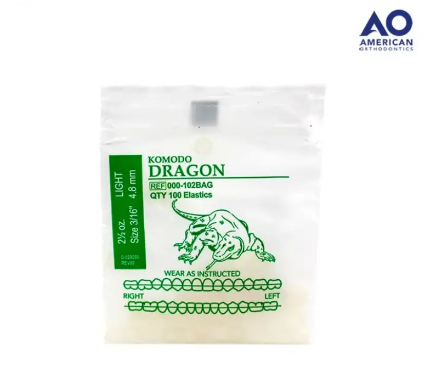 [AO000-102] LIGAS INTRAORALES 2.5oz. 3/16 DRAGON AO