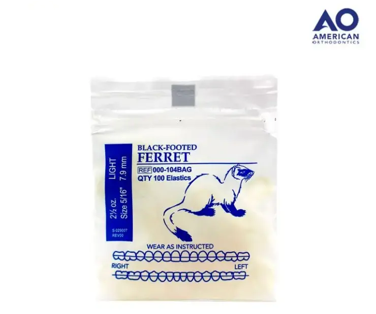 [AO000-104] LIGAS INTRAORALES 2.5oz. 5/16 FERRET AO