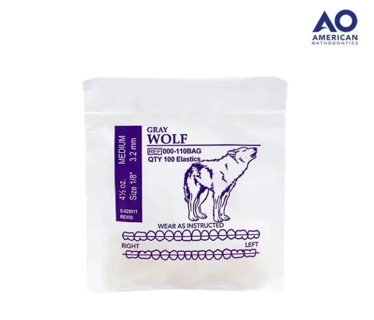 [AO000-110] LIGAS INTRAORALES LOBO 4.5oz 1/8 AO