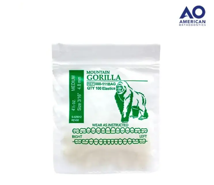 [AO000-111] LIGAS INTRAORALES 4.5oz. 3/16 GORILA AO