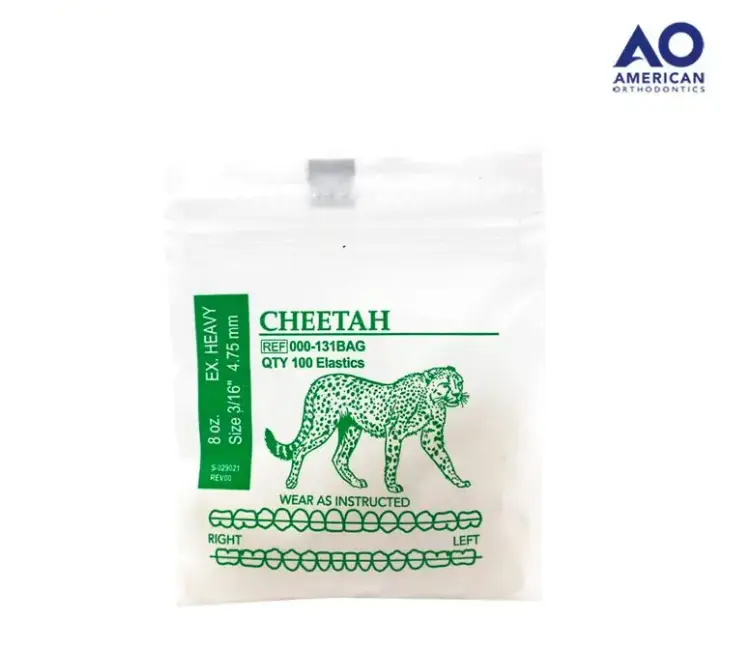 LIGAS EXTRAORALES 8oz 3/16 CHEETAH AO