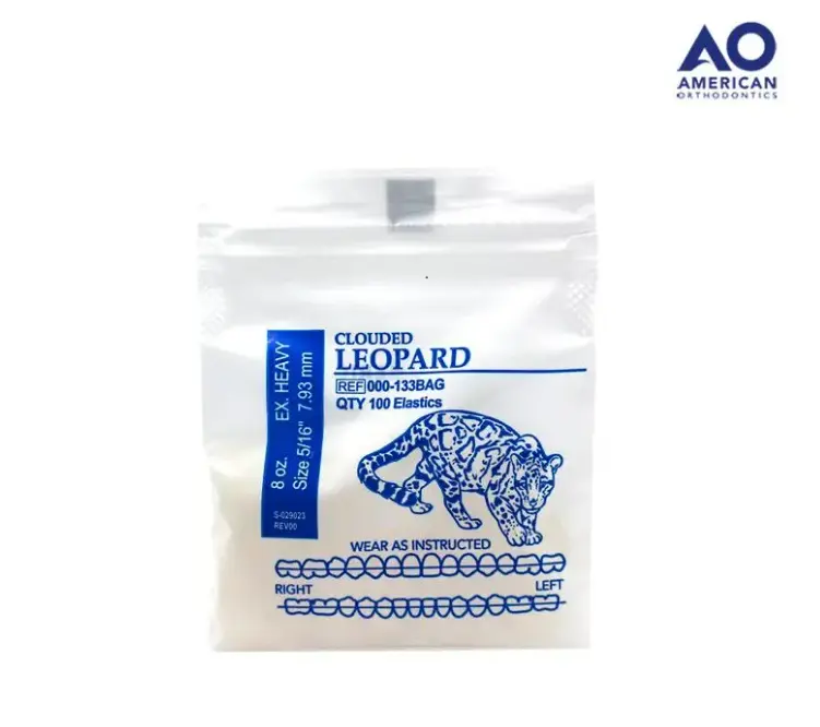 [AO000-133] LIGAS EXTRAORALES 8oz 5/16 LEOPARDO AO