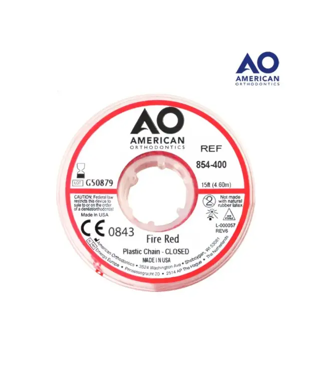 CADENA LONG FIRE RED AO