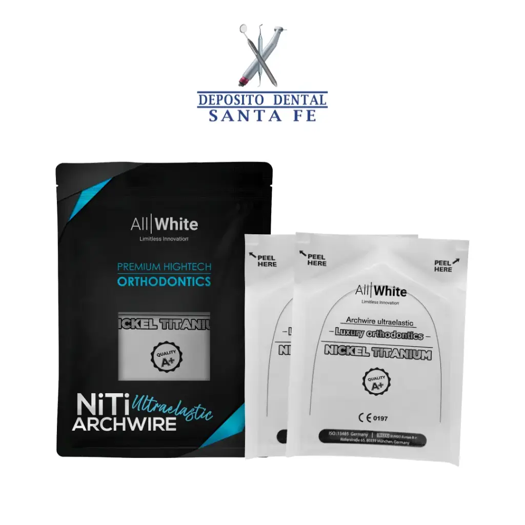 ARCOS CUADRADOS Y RECTANGULARES NITI NATURAL ALL WHITE C/10