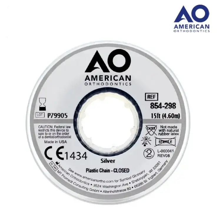 [AO854-298] CADENA CLOSED SILVER AO