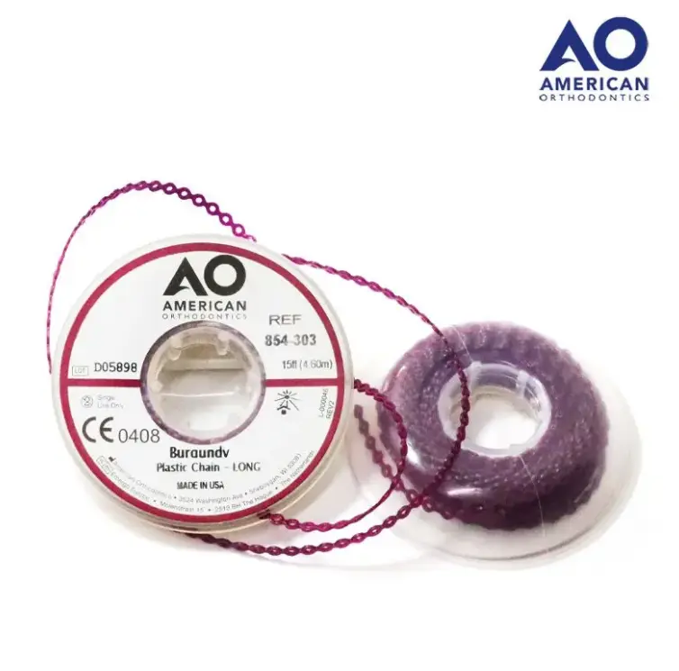 CADENA LONG BURGUNDY AO
