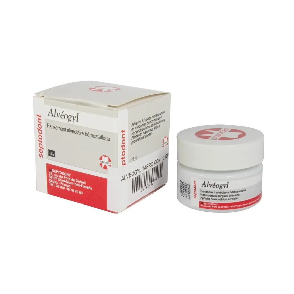 [COA-SEP039] ALVEOGYL TARRO 10 GR SEPTODONT COA