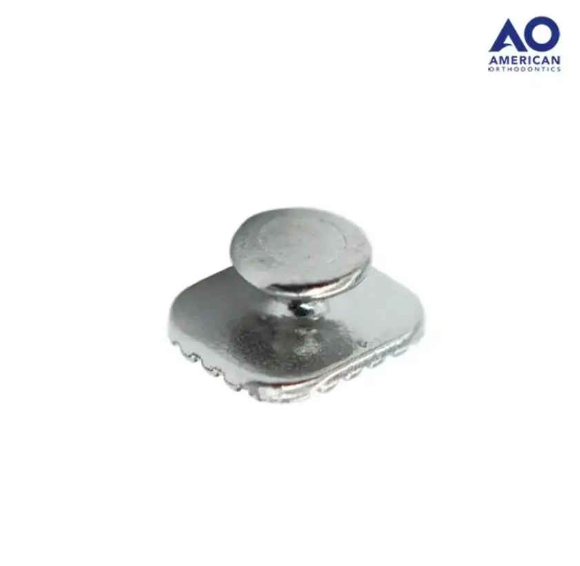 BOTON CON MALLA AMERICAN ORTHODONTIC (Recto)