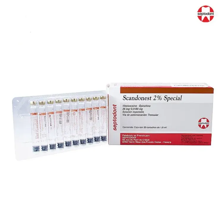SCANDONEST 2% C/VASO C/50 SEPTODONT