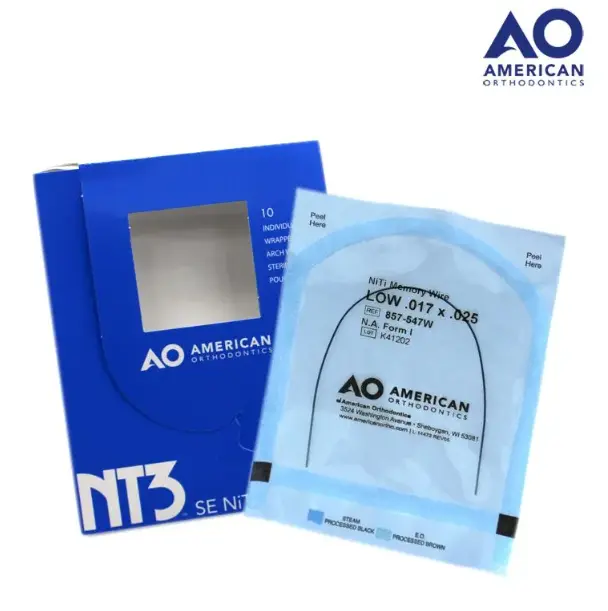 ARCOS NITI RECTANGULAR INFERIOR AO (.017 X .025)