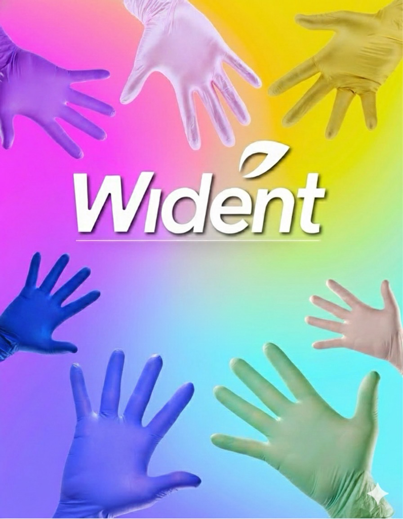 GUANTES NITRILO WIDENT MDC (S, VIOLETA METALICO)