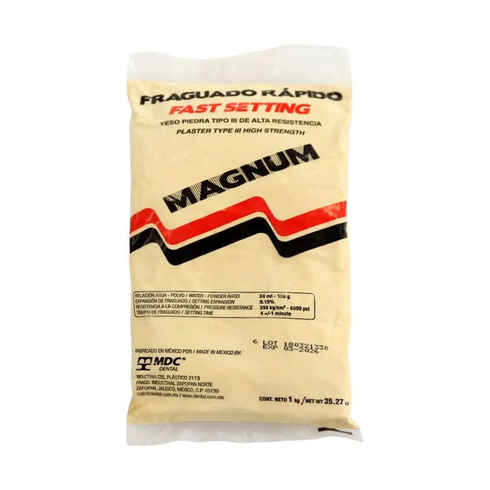 [129-0041] YESO PIEDRA III AMARILLO MAGNUM 1KG 