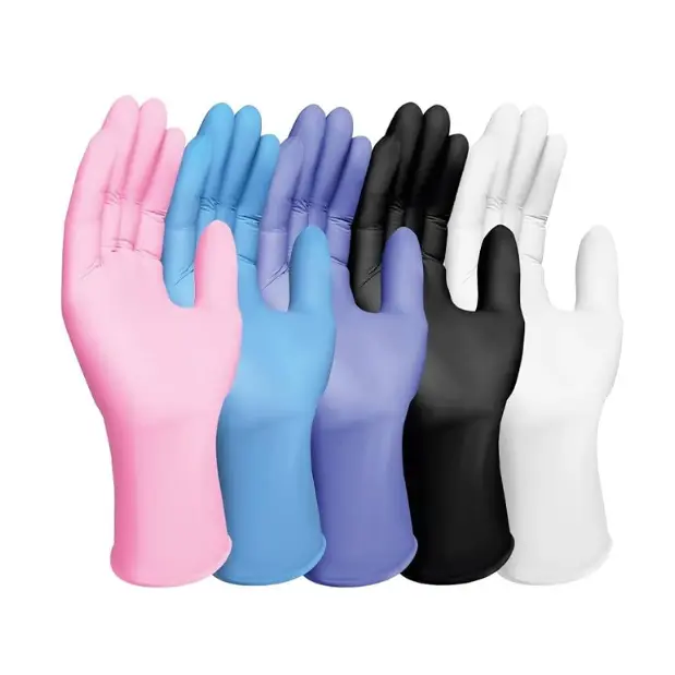 GUANTES NITRILO ANELSAM (Negro, XS)