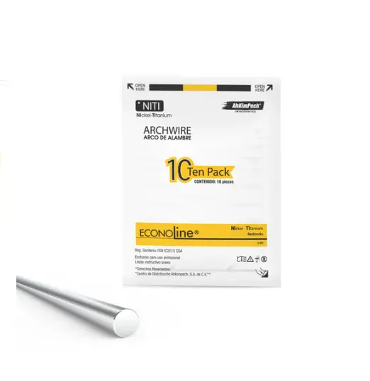 ARCOS NITI REDONDOS ECONOLINE C/10 AH-KIM-PECH (.014, Superior)