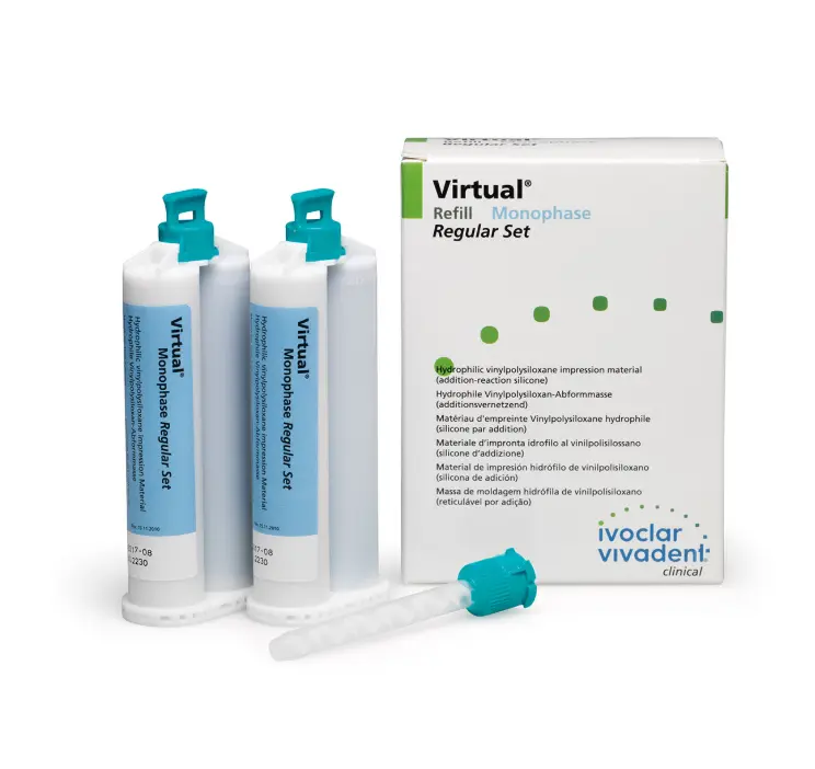 VIRTUAL REFILL MONOPHASE REG 2 X 50ML IVOCLAR