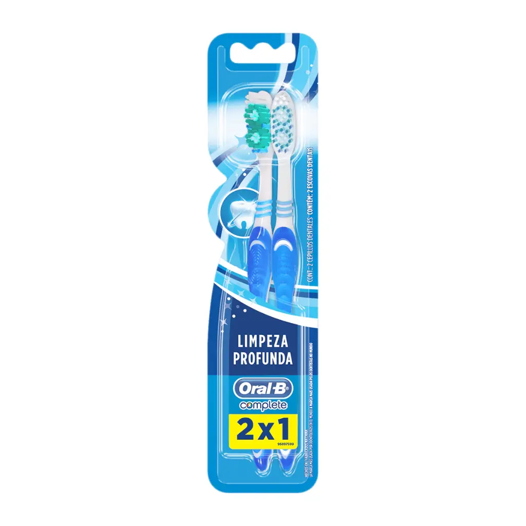 CEPILLO 40 M LIMPIEZA PROFUNDA 2X1 COMPLETE ORAL-B