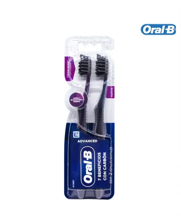 CEPILLO ADVANCED 7 BENEFICIOS CON CARBON C/2 35 ORAL-B