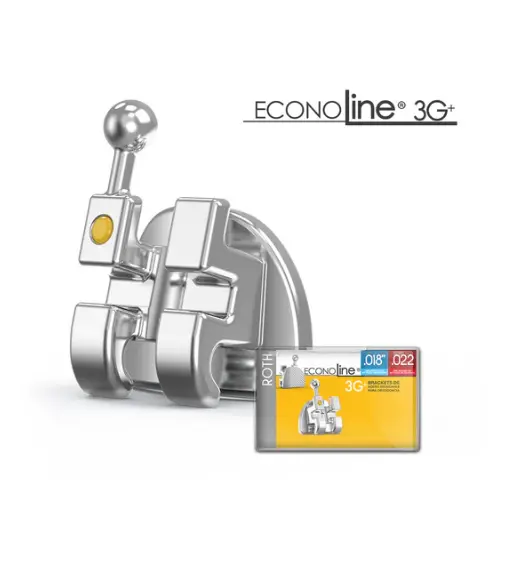 [7506203678303] BRACKETS ROTH .022 ECONOLINE + TUBOS ECONOLINE AH-KIM-PECH