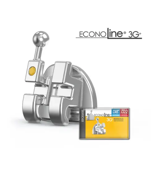 BRACKETS EDGEWISE ECONOLINE 3G+ AH KIMPECH (STANDAR .018)