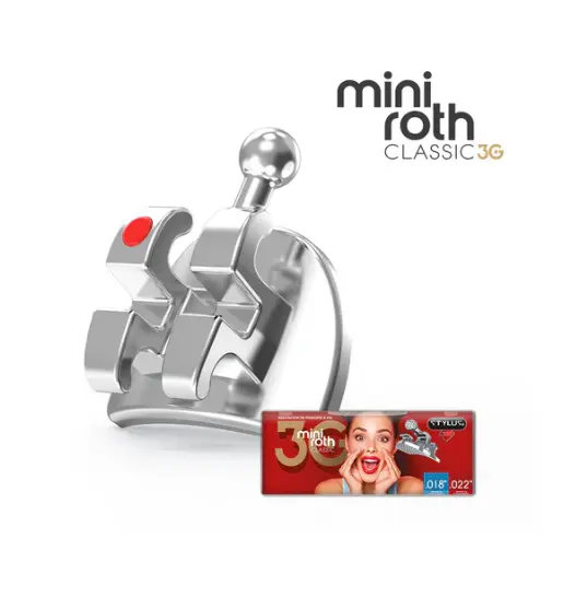 BRACKETS MINI ROTH 3G CLASSIC STYLUS AH-KIM-PECH (ROTH .022)
