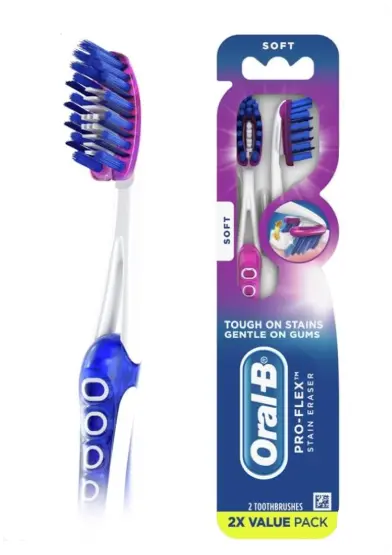 [ORB3014260010980] CEPILLO 3D WHITE LUXE PRO-FLEX C/2 ORAL B